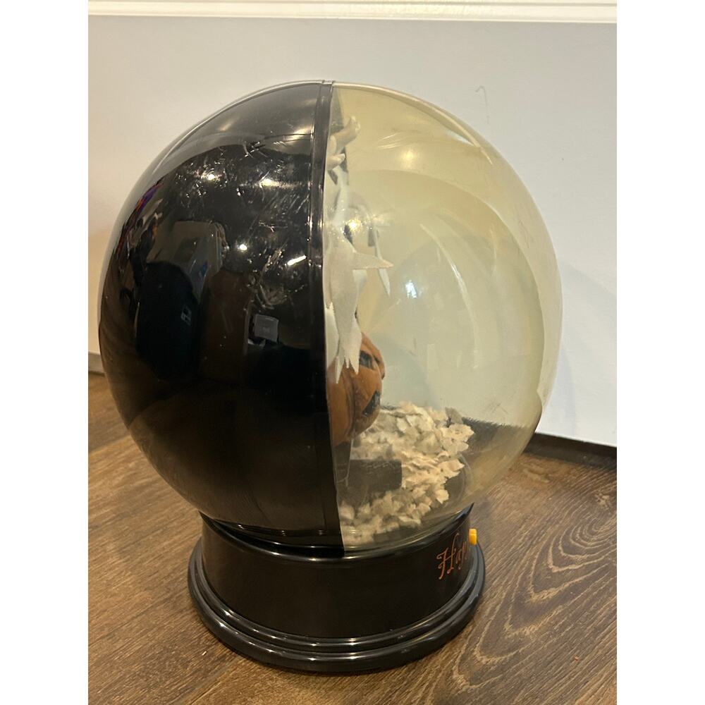 Vintage Gemmy Happy Halloween Animated Spooky Snow Globe - Picture 9 of 10